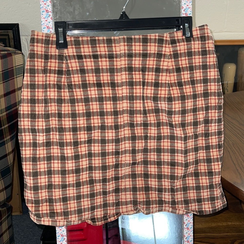 wild fable plaid skirt